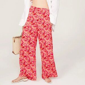 ASHLEY PARK x RTR Wide Leg Flowy Beachy Bright Print Palazzo Pants